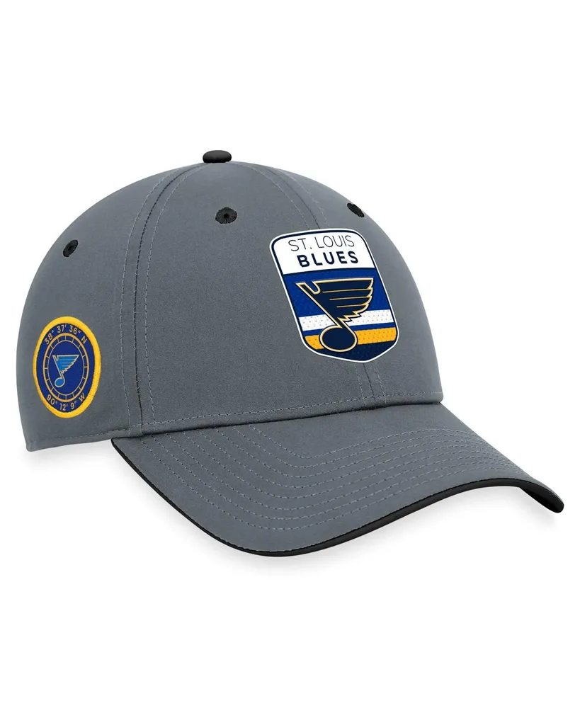 Men's Fanatics Gray St. Louis Blues Authentic Pro Home Ice Flex Hat