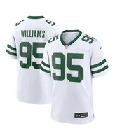 Men's Nike Quinnen Williams White New York Jets Legacy Player Game Jersey