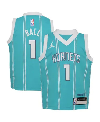 Preschool Boys and Girls Jordan LaMelo Ball Teal Charlotte Hornets Swingman Player Jersey - Icon Edition