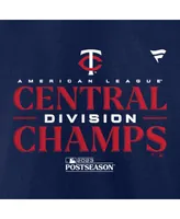 Men's Fanatics Navy Minnesota Twins 2023 Al Central Division Champions Locker Room T-shirt