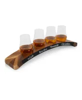 Legacy Lowlands Whiskey Flight Glencairn Glass Tasting, 6 Piece Set