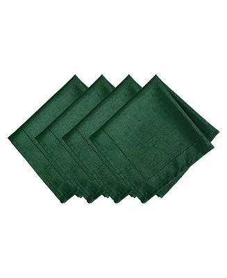Alison Eyelet Punched Border Fabric Napkin, Set of 4