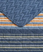 Eddie Bauer Yakima Valley Stripe Reversible 3-Pc. Quilt Set, Full/Queen