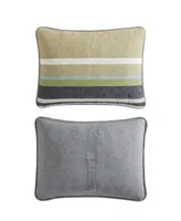 Eddie Bauer Ladder Stripe Reversible 2-Piece Twin Quilt Set