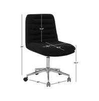 Decolin Boucle Swivel Desk Chair