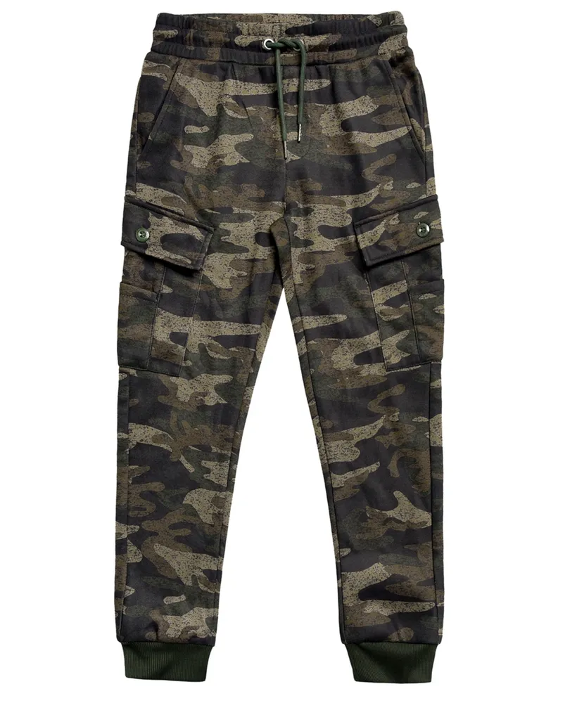 Ring of Fire Big Boys Joseph Fleece Joggers with Cargo Pockets