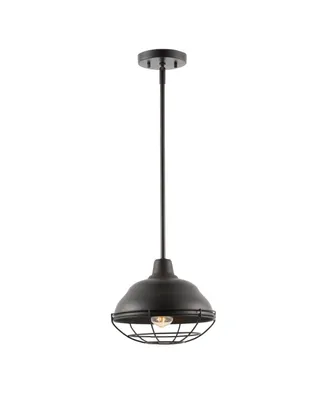 Jonathan Y Levi Industrial Farmhouse Iron Led Pendant