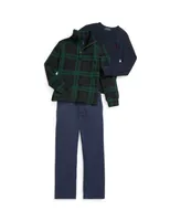 Polo Ralph Lauren Toddler and Little Boys Straight Fit Twill Pant