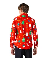 OppoSuits Big Boys X-mas Party Festivity Long Sleeve Shirt