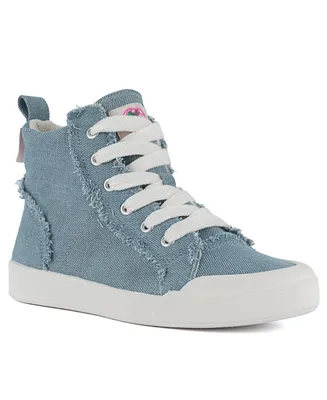 Sugar Women's Fyre High Top Lace Up Sneakers - Denim