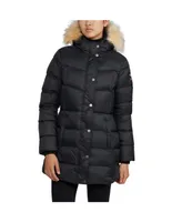 Pajar Women's Roxy Quilted Puffer with Detachable Faux Fur Trim