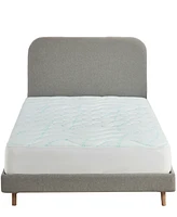Mattress Pads Twin size, 3-Zone Cooling, Soft, Non-Slip Quilted Mattress Pad Twin Size