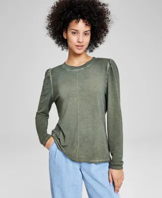 And Now This Women's Long Puff-Sleeve Top, Created for Macy's