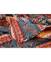 MarCielo 3 Pcs Bohemian Quilt Bedspread Set Boho By012