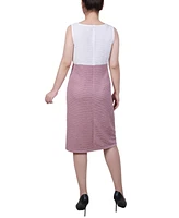 Ny Collection Petite Two Piece Jacket and Dress Set