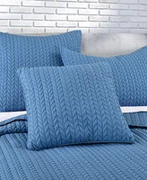 J by Queen Cayman Quilted Decorative Pillow