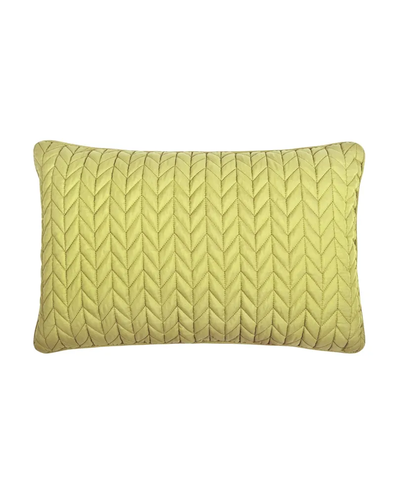 J by Queen Cayman Quilted Decorative Pillow