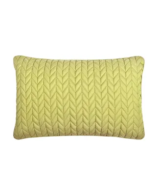 J by Queen Cayman Quilted Decorative Pillow