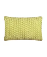 J by Queen Cayman Quilted Decorative Pillow