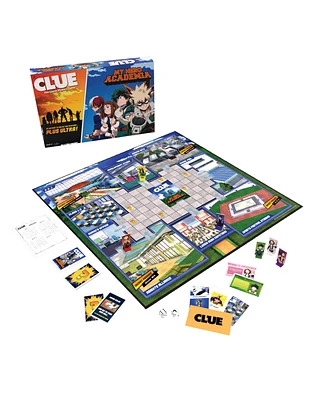 Clue My Hero Academia Board Game with Custom Tokens, 80 Pieces