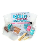 Art 101 Resin Glitter Coaster Kit, 23 Pieces