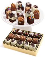 Chocolate Covered Company Assorted Belgian Chocolate Covered Brownie Bites