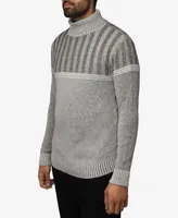 X-Ray Men's Ribbed Pattern Turtleneck Sweater