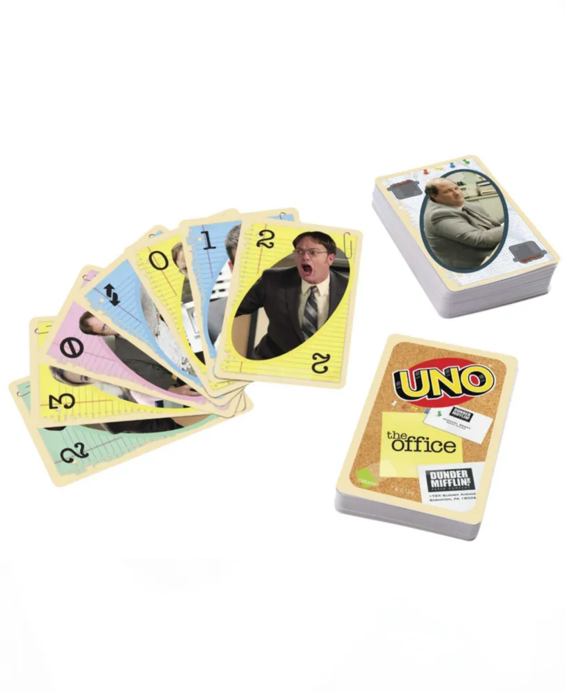 Mattel - The American Tv Show The Office Uno Card Family Game Night