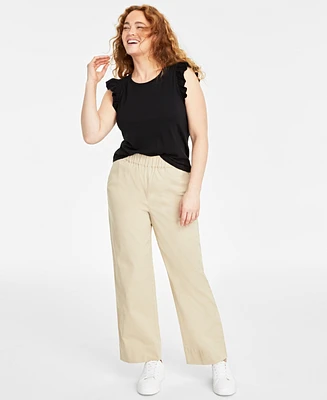 On 34th Women's Pull-On Chino Pants, Created for Macy's
