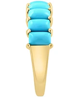 Effy Turquoise Cushion-Shape Cabochon Statement Ring in 14k Gold