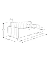 Serta Sif 92" Convertible Sofa