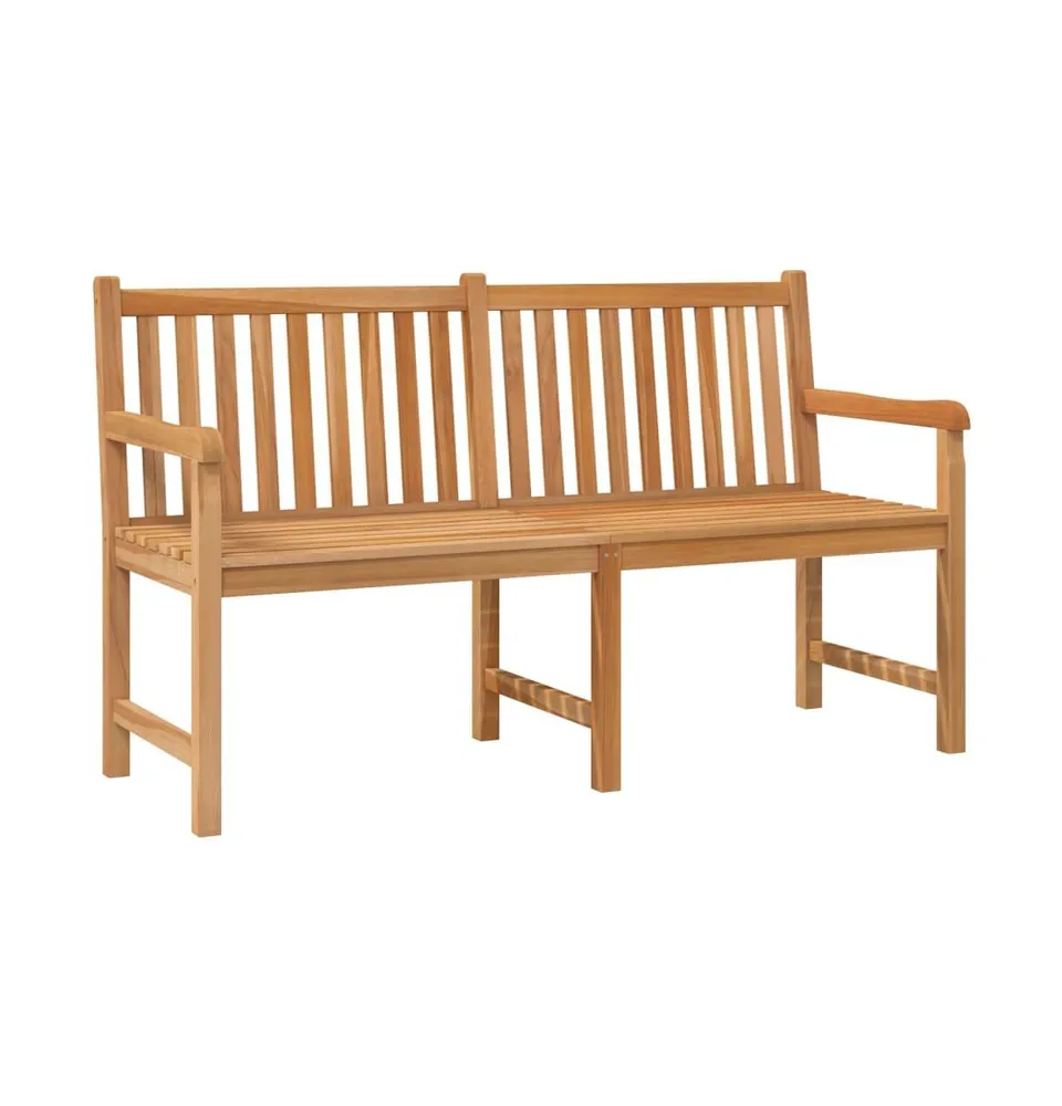 Patio Bench 59.1" Solid Teak Wood