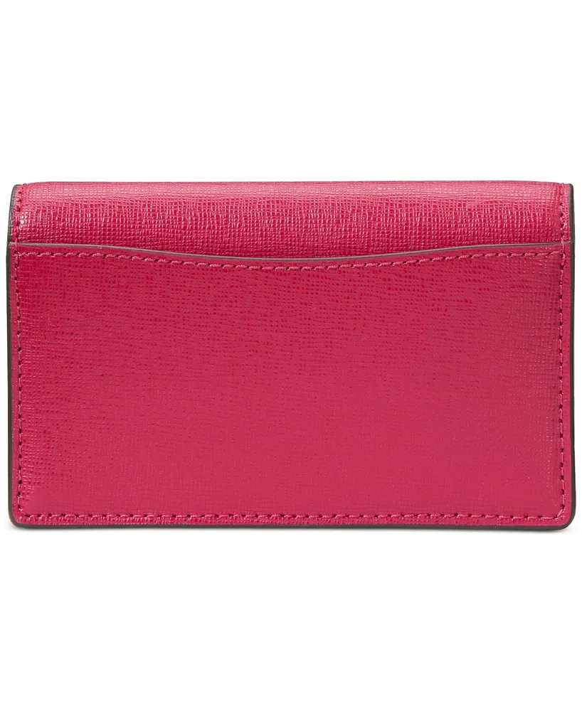 kate spade new york Pitter Patter Smooth Leather Bifold Snap Wallet