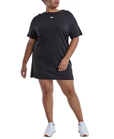 Reebok Plus Cotton Short-Sleeve T-Shirt Dress