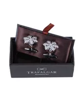 Trafalgar Let It Snow Snowflake Novelty Cufflinks (1 Pair)