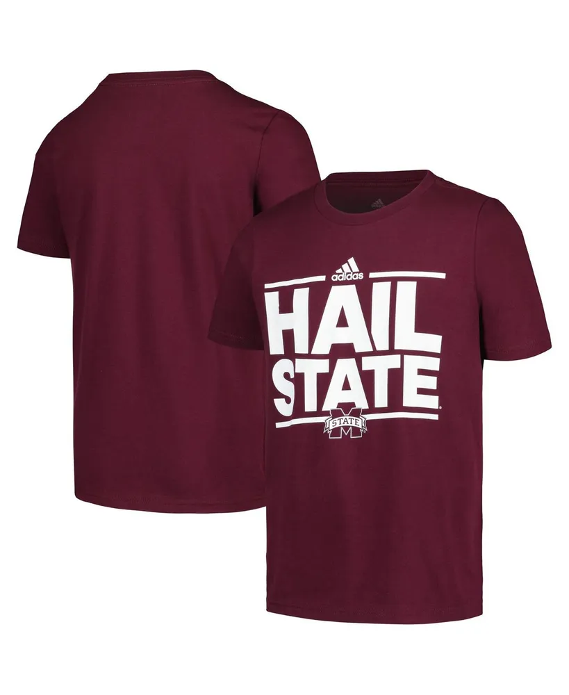 Big Boys adidas Maroon Mississippi State Bulldogs Slogan Dazzler T-shirt