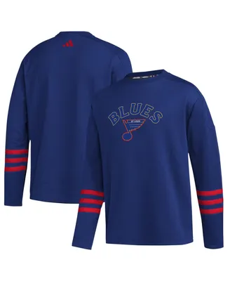 Men's adidas Blue St. Louis Blues Aeroready Pullover Sweater