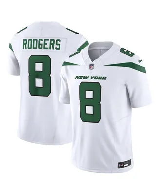 Men's Nike Aaron Rodgers Spotlight White New York Jets Vapor F.u.s.e. Limited Jersey