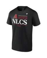 Men's Fanatics Black Arizona Diamondbacks 2023 Division Series Winner Locker Room T-shirt