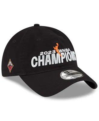 Men's New Era Black Las Vegas Aces 2023 Wnba Finals Champions Locker Room 9TWENTY Adjustable Hat