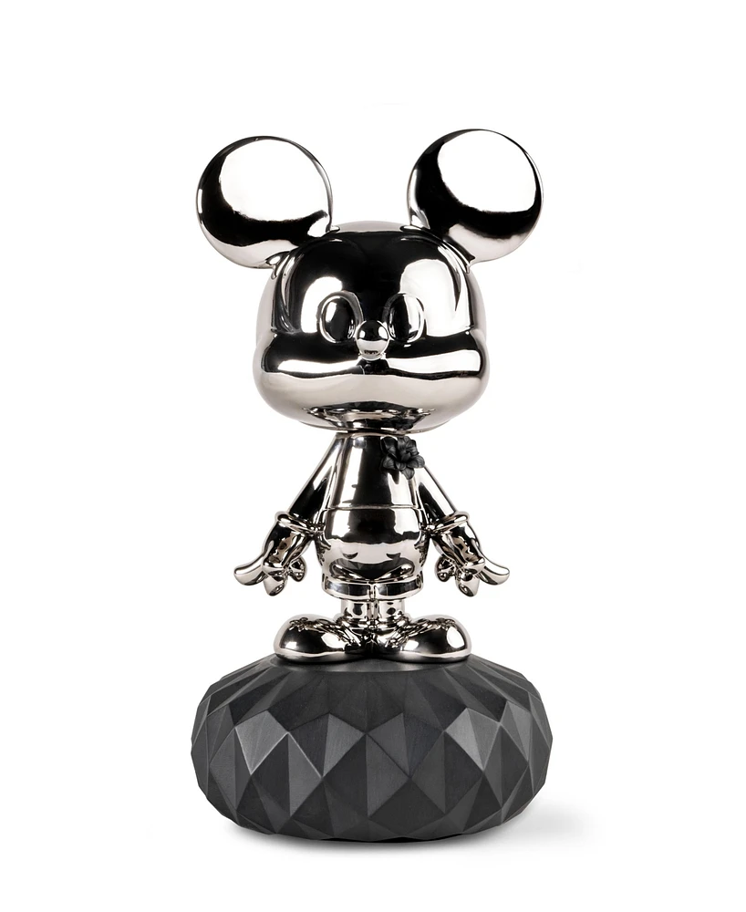 Lladro Mickey Mouse Platinum Sculpture