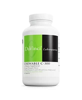 DaVinci Labs Chewable C-300 - Supplement to Support Immune Health, Cholesterol and Collagen Production - With Vitamin C, Pectin and More - Gluten