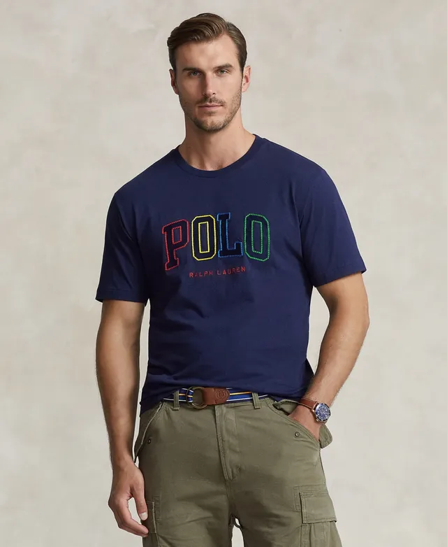 Polo Ralph Lauren Men's Big & Tall Striped Jersey T-Shirt