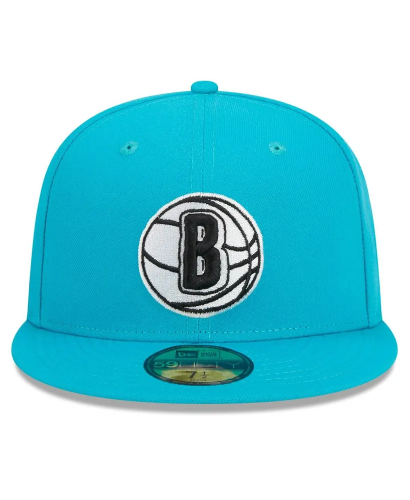 Men's New Era Teal Brooklyn Nets 2023/24 City Edition Alternate 59FIFTY Fitted Hat