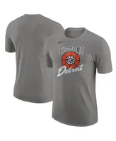 Men's Nike Charcoal Detroit Pistons 2023/24 City Edition Essential Warmup T-shirt
