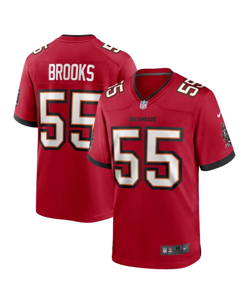 Men's Nike Derrick Brooks Red Tampa Bay Buccaneers Retired Player Game Jersey