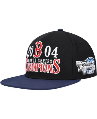 Men's Mitchell & Ness Black Boston Red Sox World Series Champs Snapback Hat