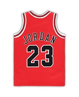 Infant Boys and Girls Mitchell & Ness Michael Jordan Red Chicago Bulls 1985/86 Hardwood Classics Authentic Jersey