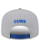 Men's New Era Gray, Royal Chicago Cubs Band 9FIFTY Snapback Hat