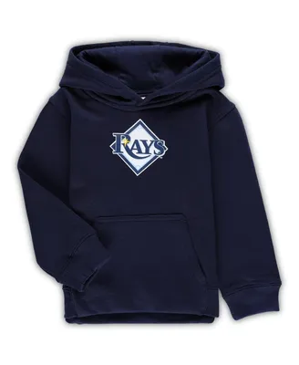 Toddler Boys and Girls Navy Tampa Bay Rays Team Primary Logo Fleece Pullover Hoodie